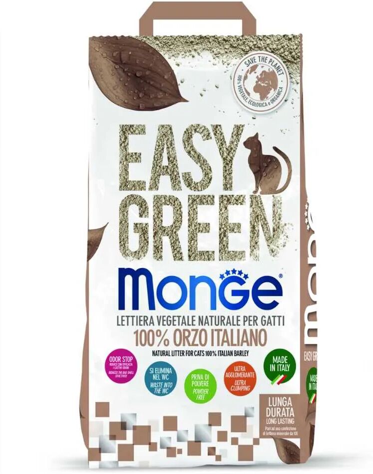 monge lettiera vegetale easy green orzo 10l