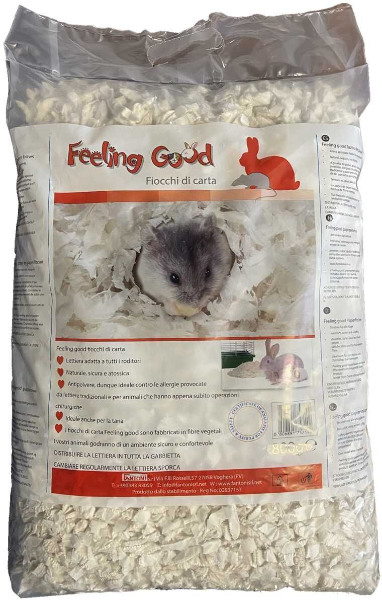 FEELING GOOD Lettiera per Roditori Fiocchi 800G