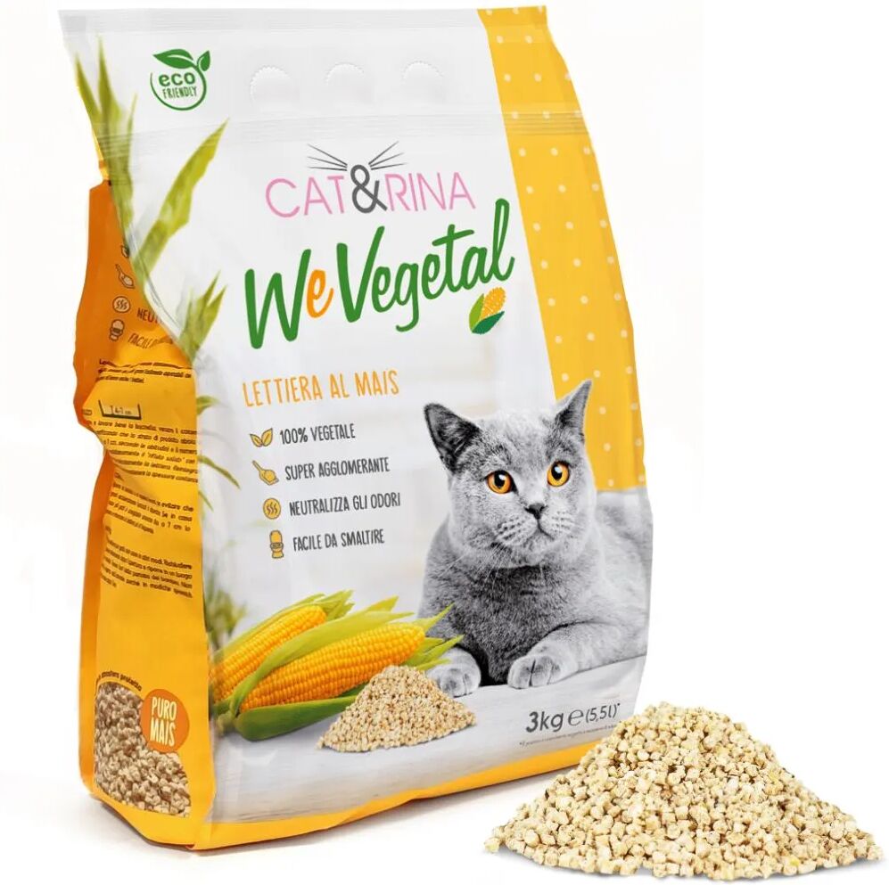 catrina cat&rina wevegetal lettiera per gatti al mais 5.5l