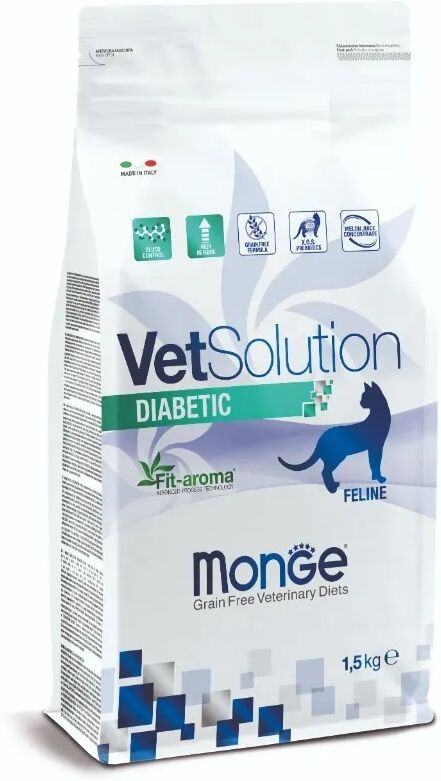 MONGE Vet Solution  Diabetic Dry Cat 1.5KG