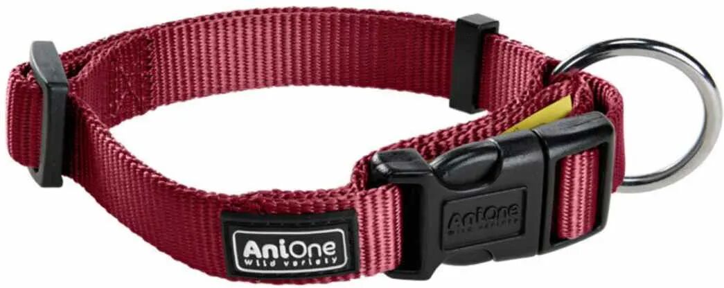 ANIONE Collare in Nylon Bordeaux L