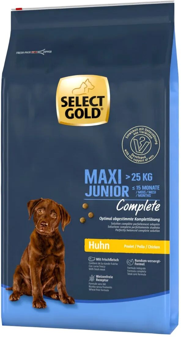 SELECT GOLD Complete Maxi Junior Pollo 12KG