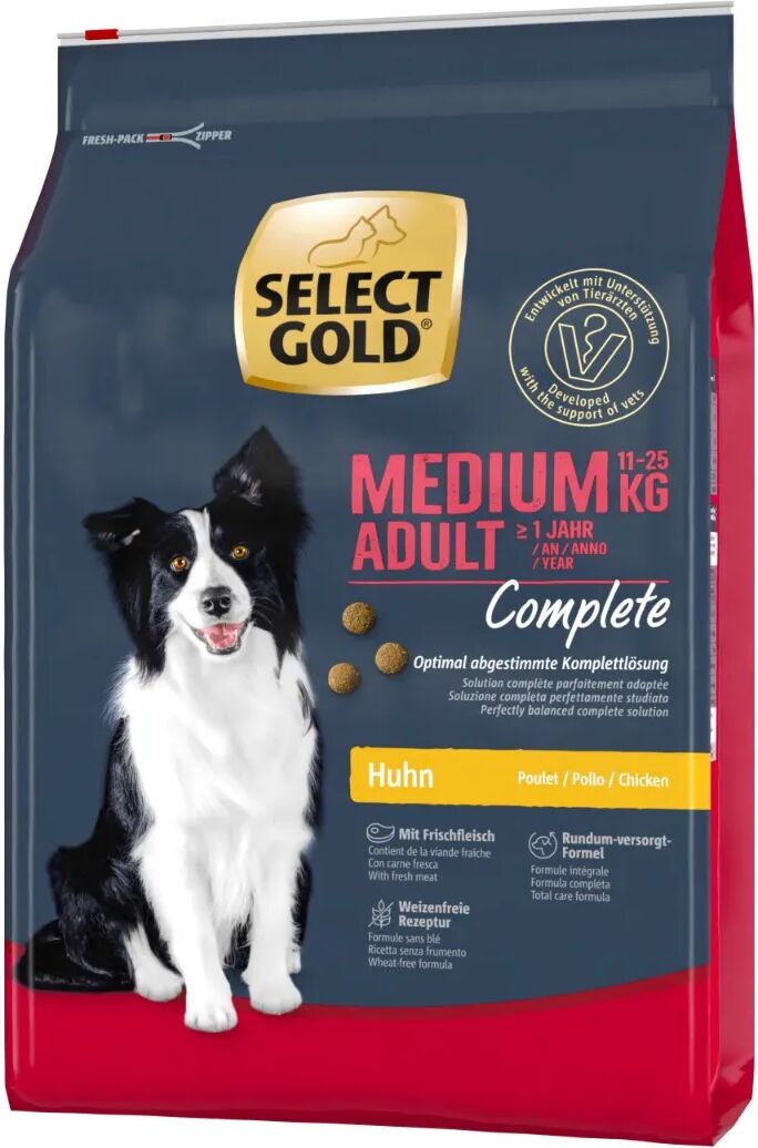 SELECT GOLD Complete Medium Adult Pollo 4KG