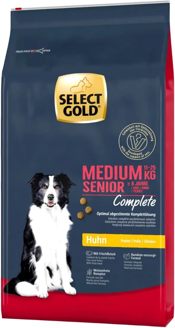 SELECT GOLD Complete Medium Senior Pollo 12KG