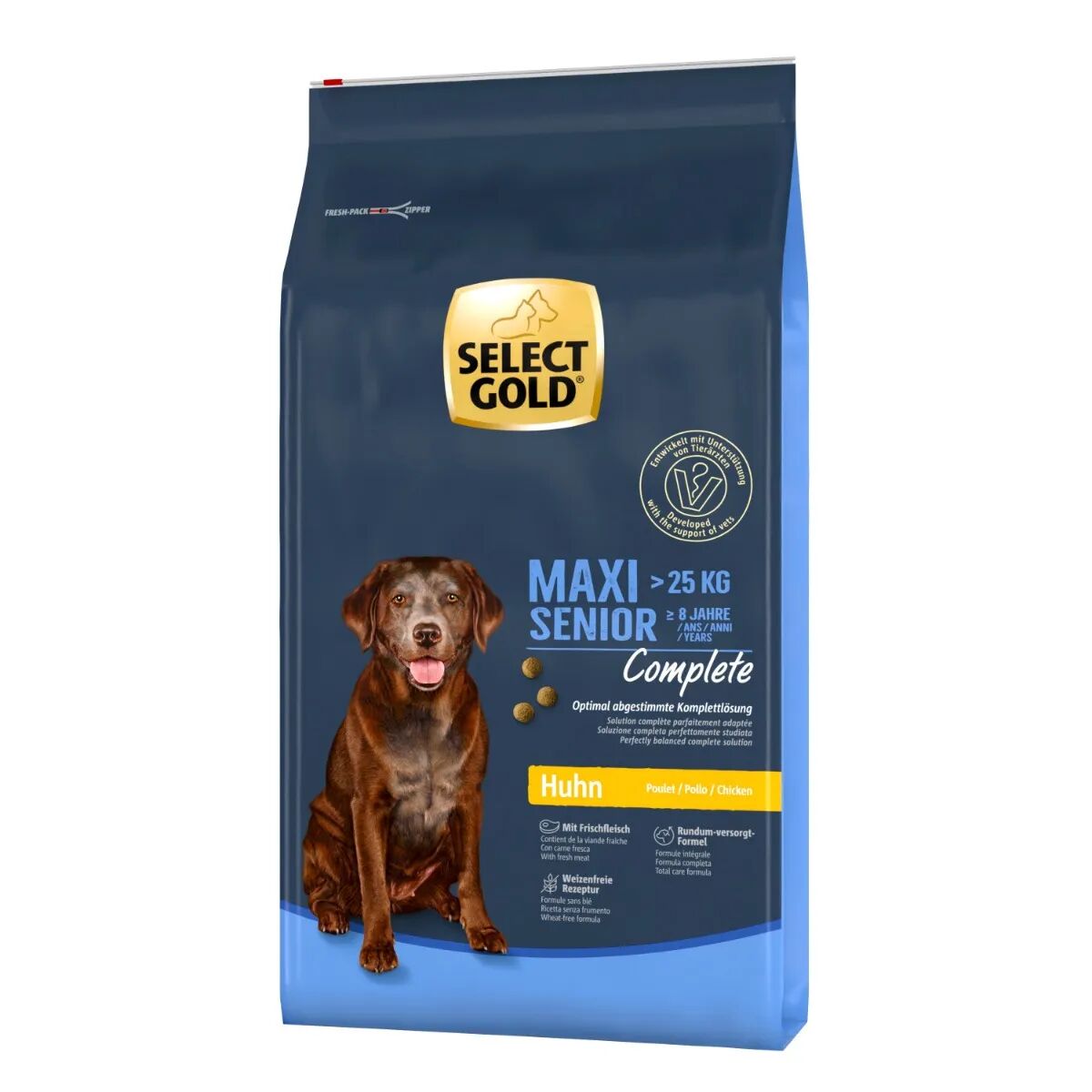 SELECT GOLD Complete Maxi Senior Pollo 12KG