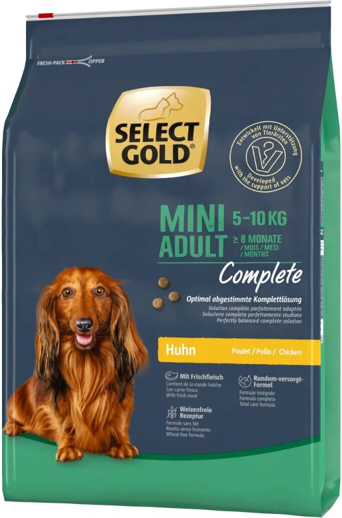 SELECT GOLD Complete Mini Adult con Pollo 4KG