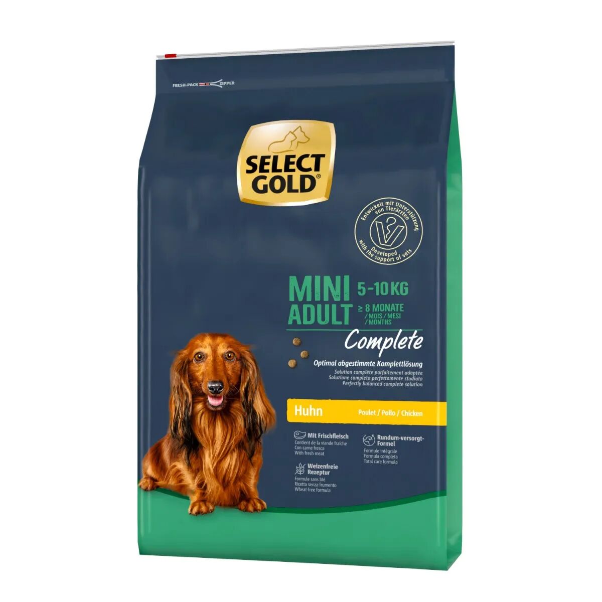 SELECT GOLD Complete Mini Adult con Pollo 10KG