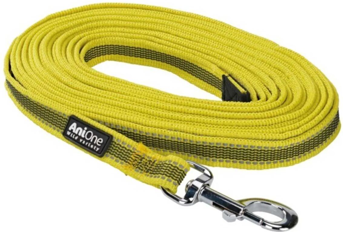 ANIONE Guinzaglio Perfect Grip Giallo 10M