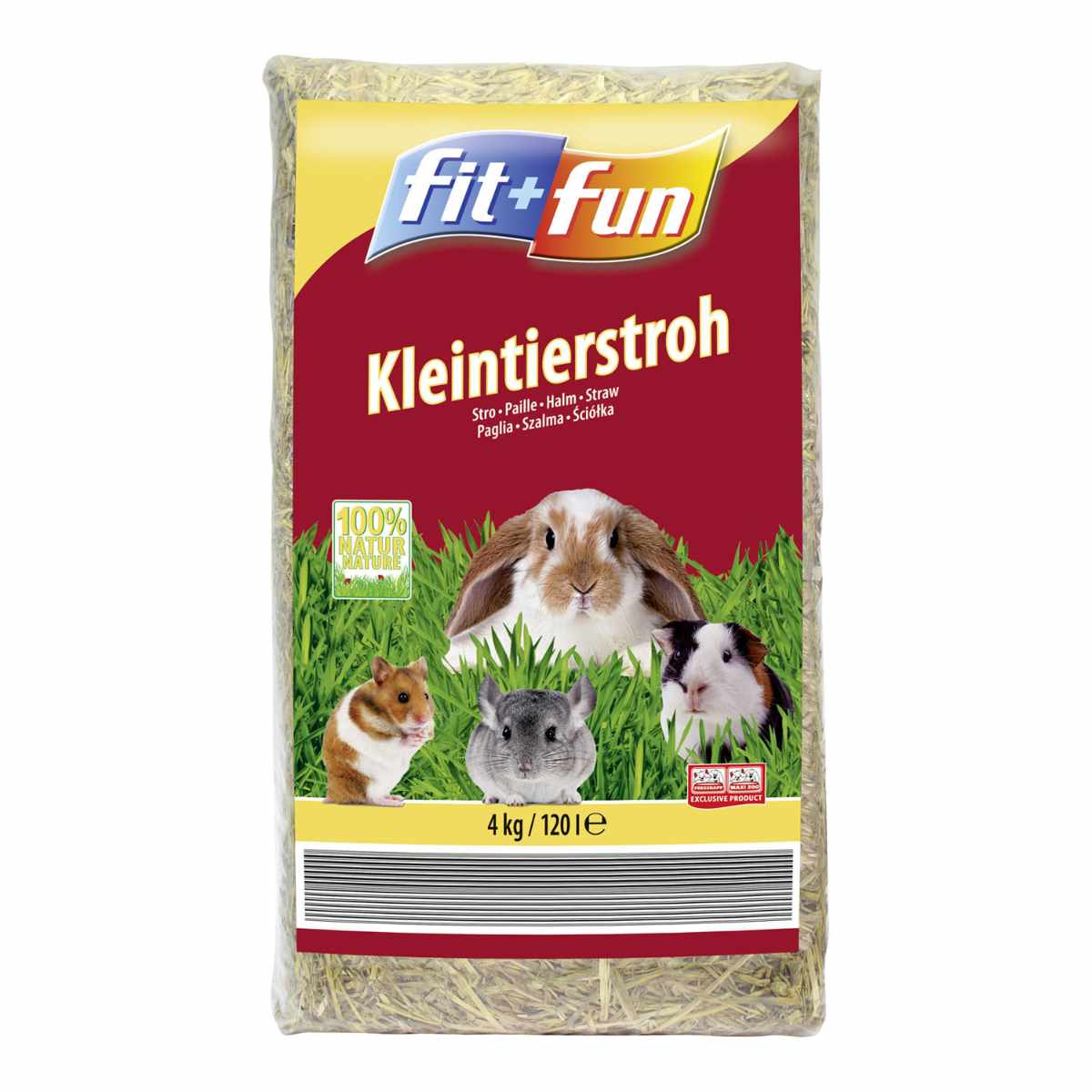 FIT AND FUN Lettiera in Paglia Naturale 4KG