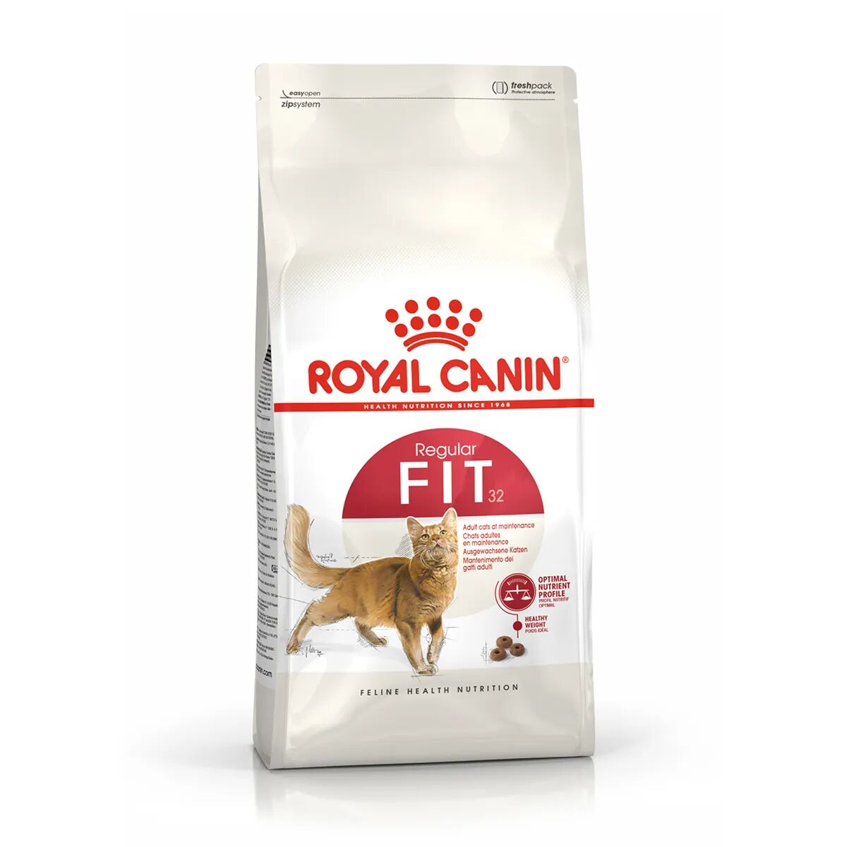 ROYAL CANIN Cat Fit 32 Alimento completo per gatti adulti di oltre 1 anno di età 10KG