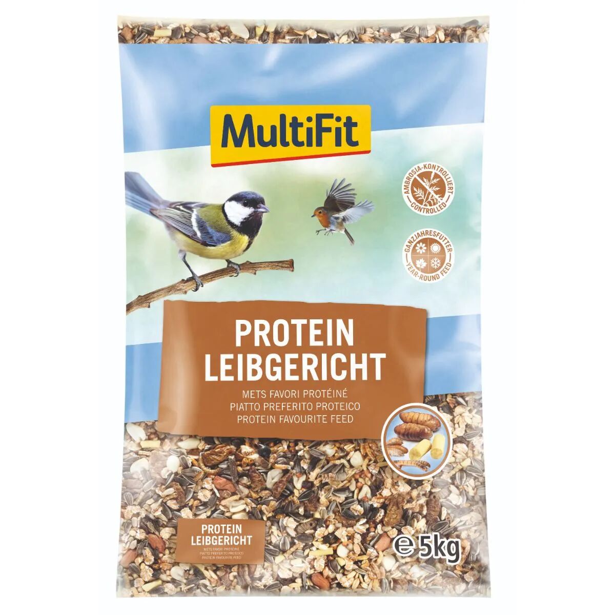 MULTIFIT Alimento Uccelli Favourite Feed Protein 5KG
