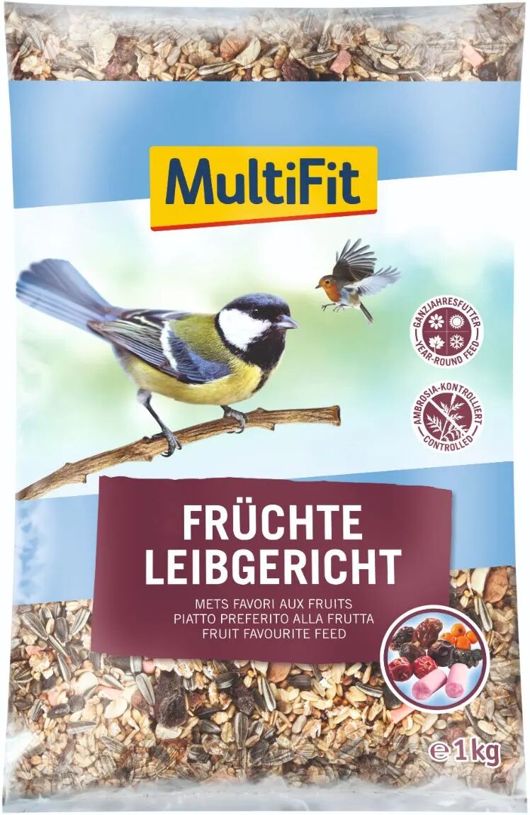 MULTIFIT Alimento Uccelli Favourite Feed Frutta 1KG