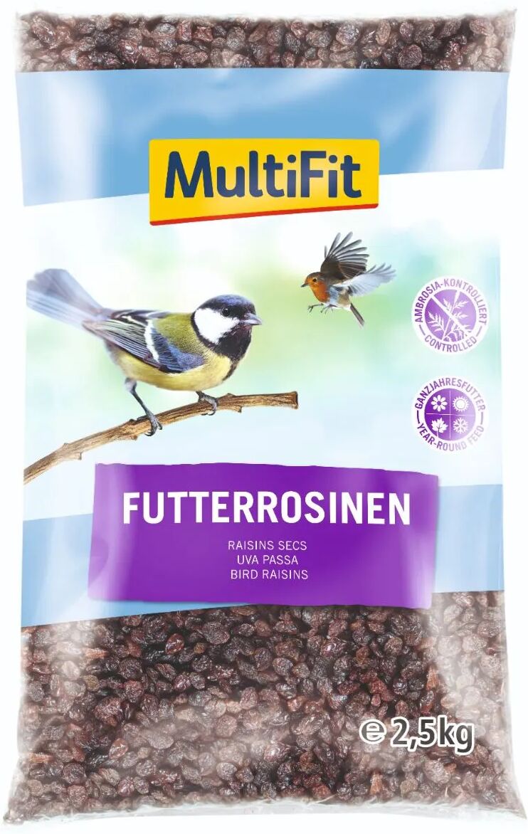 MULTIFIT Alimento Uccelli Uva Passa 2.5KG