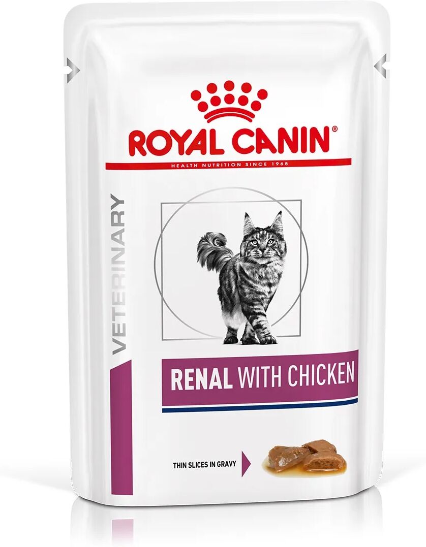 ROYAL CANIN V-Diet Renal Multipack Pollo Gatto 12X85G