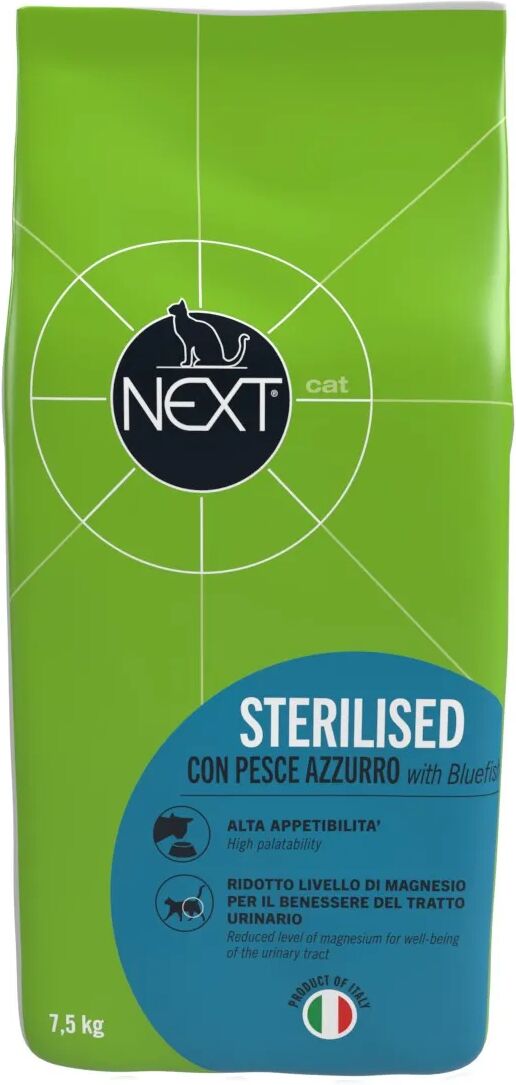 NEXT Cat Adult Sterilized Pesce Azzurro 7.5KG