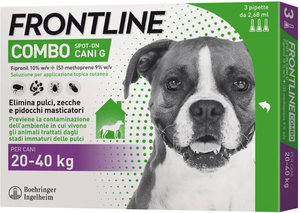 FRONTLINE Combo Cane 20-40KG 3 PIPETTE