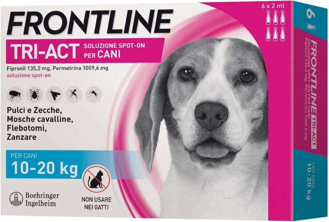 FRONTLINE Tri-Act Cane 10-20KG 6 PIPETTE