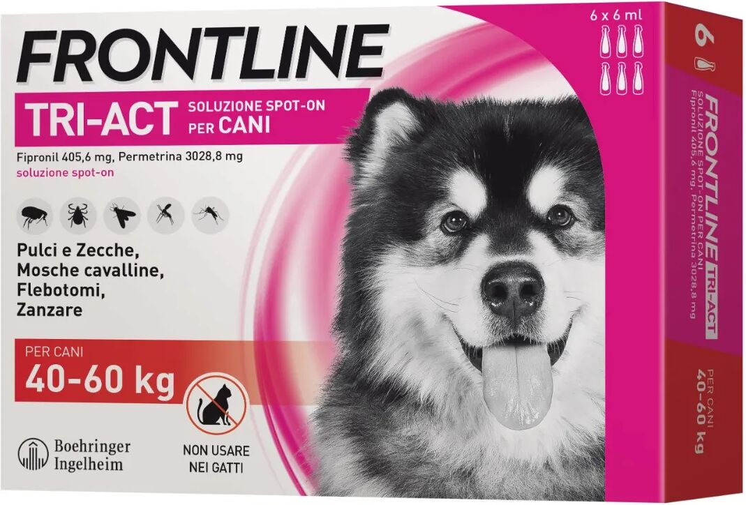 FRONTLINE Tri-Act Cane 40-60KG 6 PIPETTE