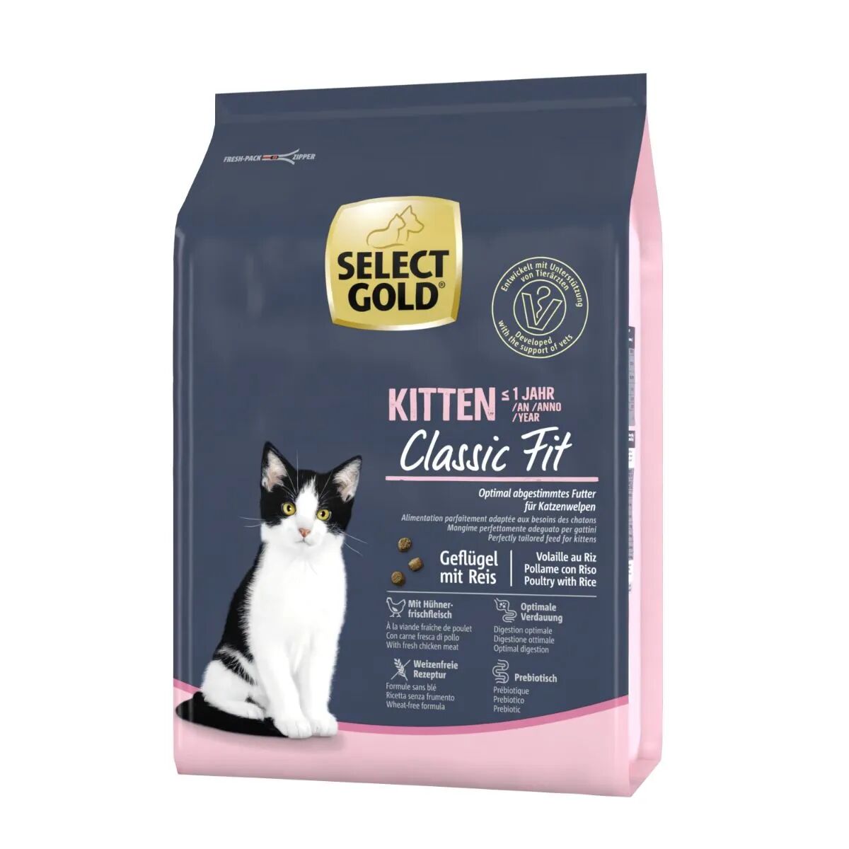 SELECT GOLD Kitten Pollame e Salmone 2.5KG