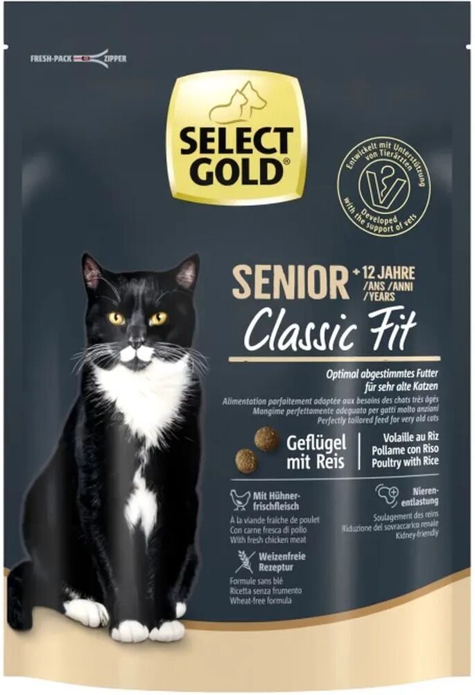 SELECT GOLD Cat Senior +12 Pollame con Riso 300G