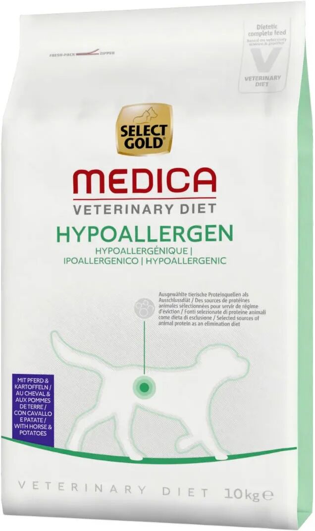 SELECT GOLD MEDICA Dog Hypoallergenic Cavallo 10KG