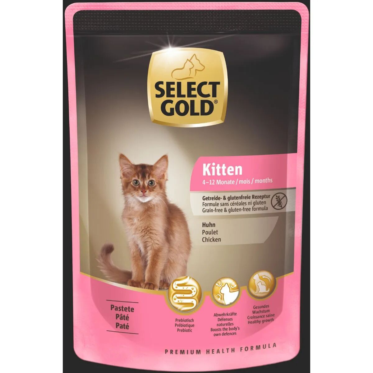 SELECT GOLD Kitten Busta Multipack 12x85G POLLO