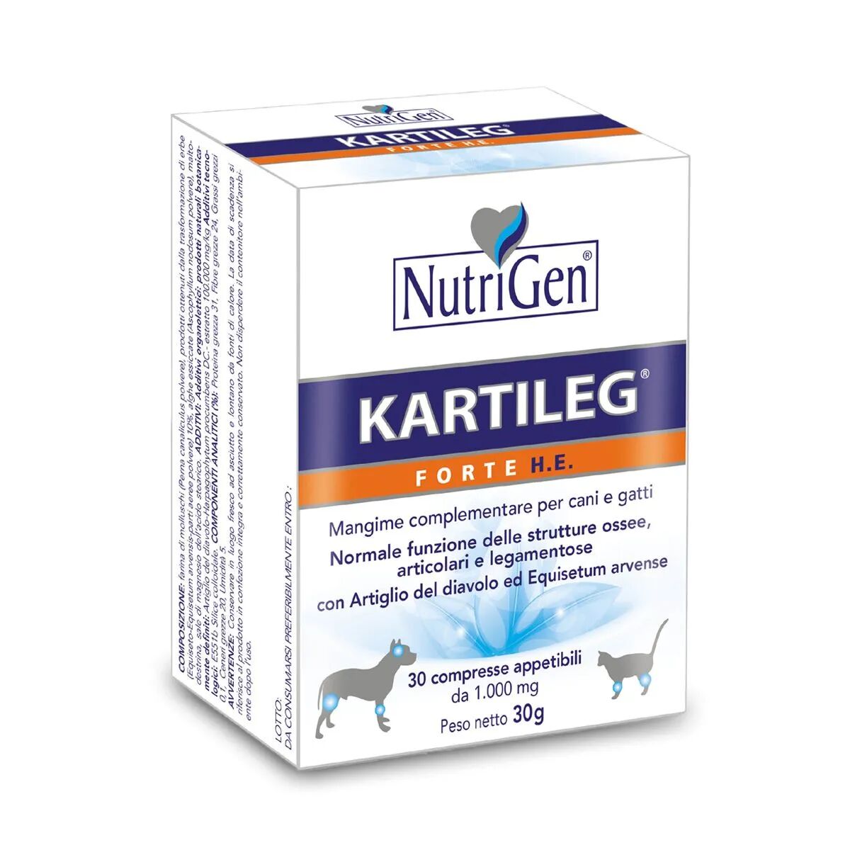 NUTRIGEN Kartileg Compresse Forte H.E. 30CP