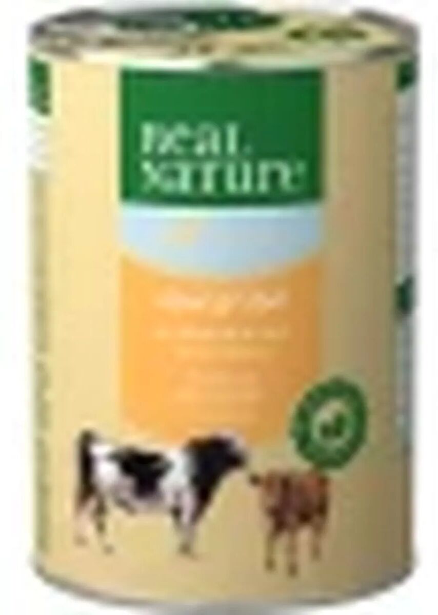 REAL NATURE Dog Light Lattina 800G MANZO E VITELLO