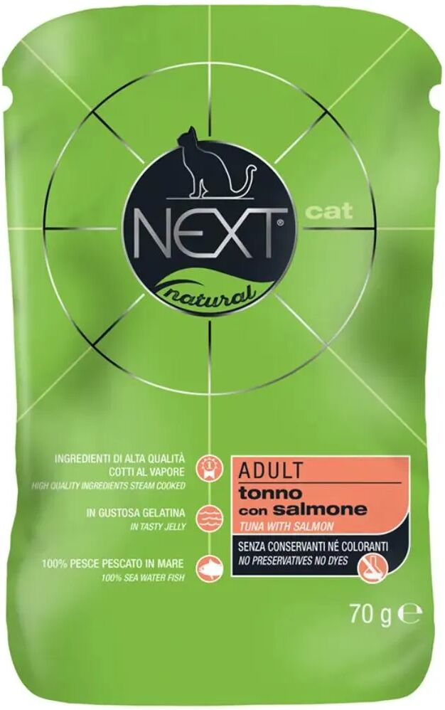 NEXT Natural Cat Busta Multipack 30x70G TONNO CON  SALMONE