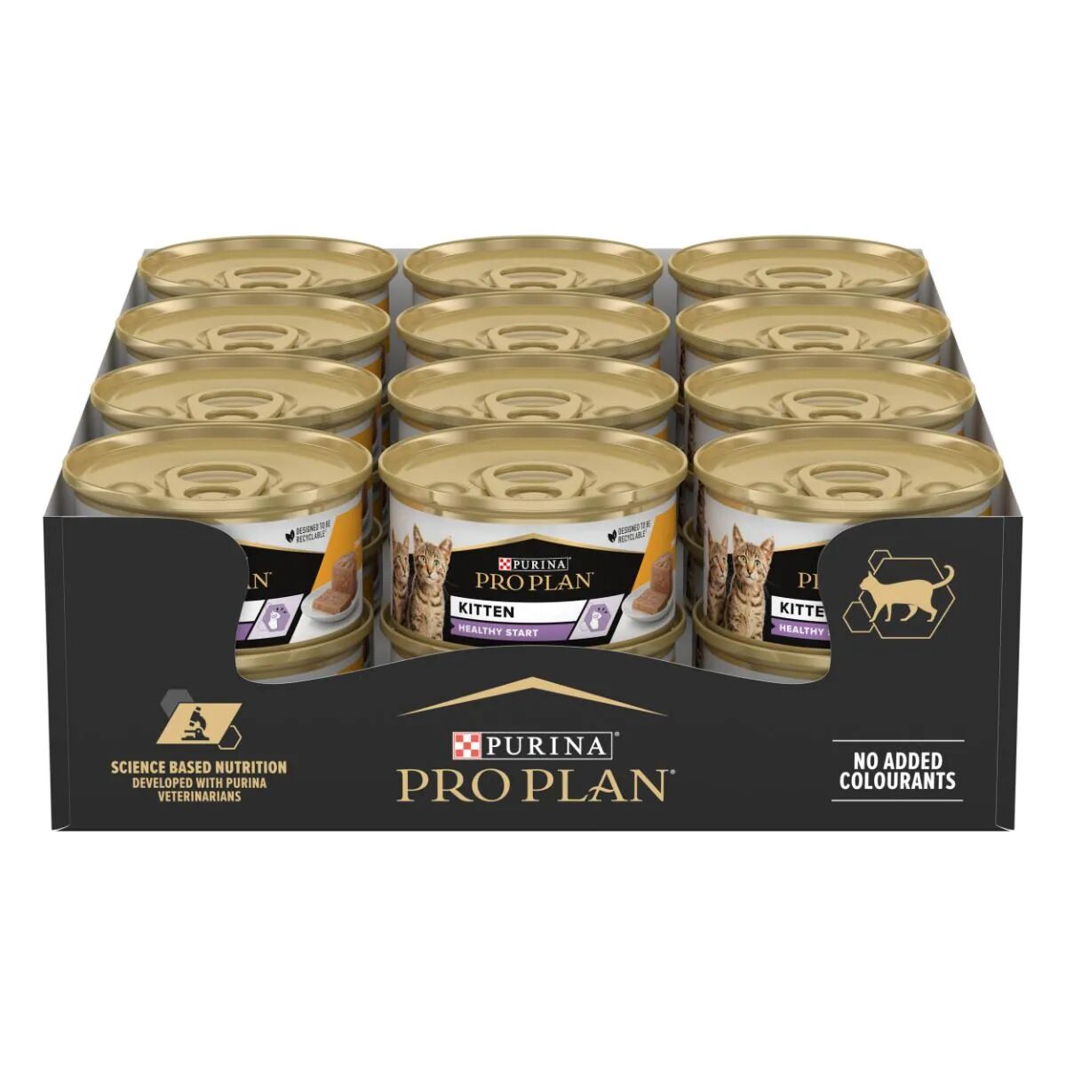 PURINA PRO PLAN Healthy Start Kitten Multipack 24x85G POLLO