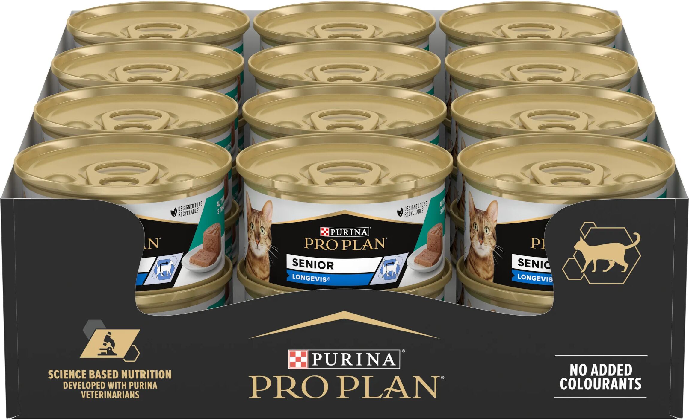 PURINA PRO PLAN Longevis  Senior 7+ Lattina Multipack 24x85G TONNO