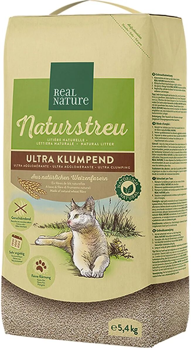 REAL NATURE Lettiera per Gatto Naturale 10L