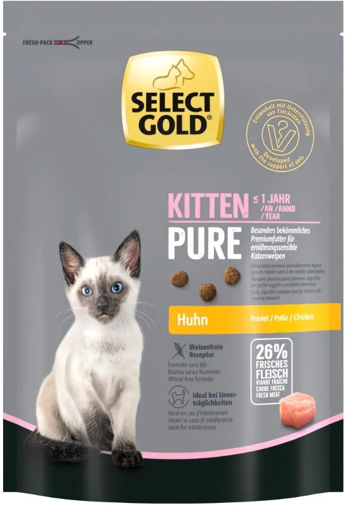 SELECT GOLD Pure per Kitten con Pollo 300G