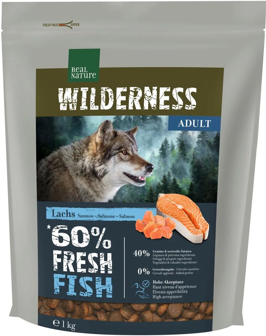 REAL NATURE Wilderness Dog Fresh Fish Salmone 1KG