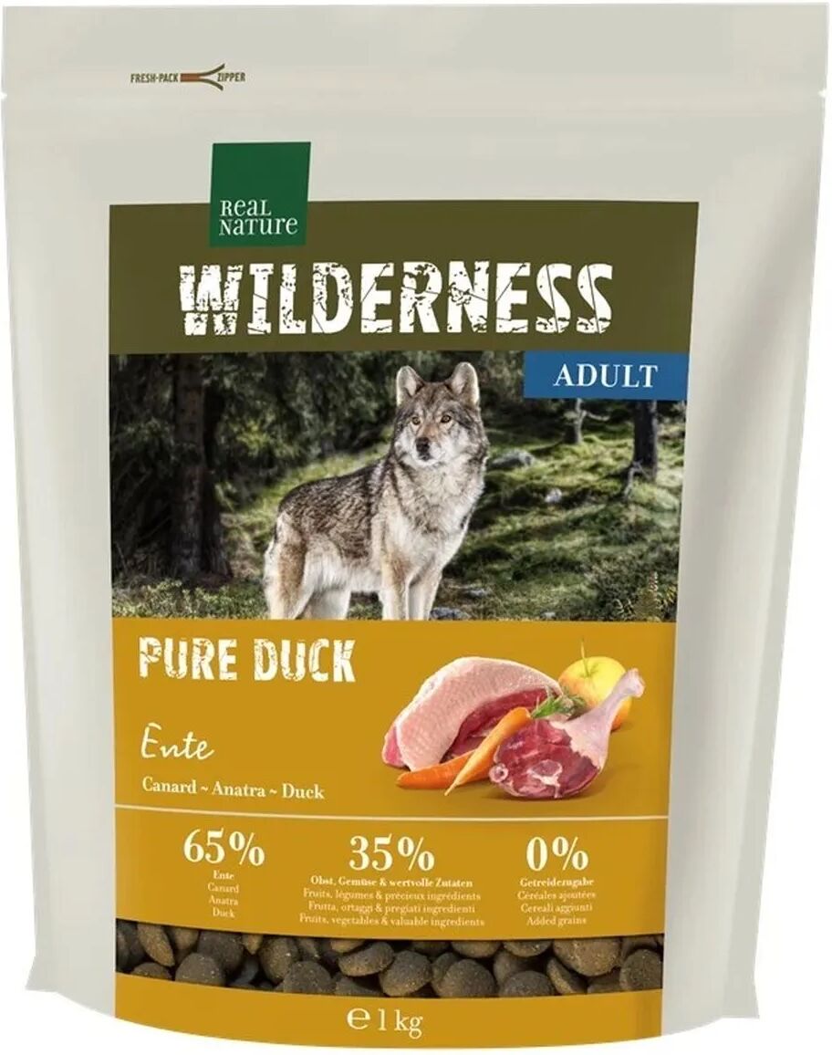 REAL NATURE Wilderness Dog Purè Anatra 1KG