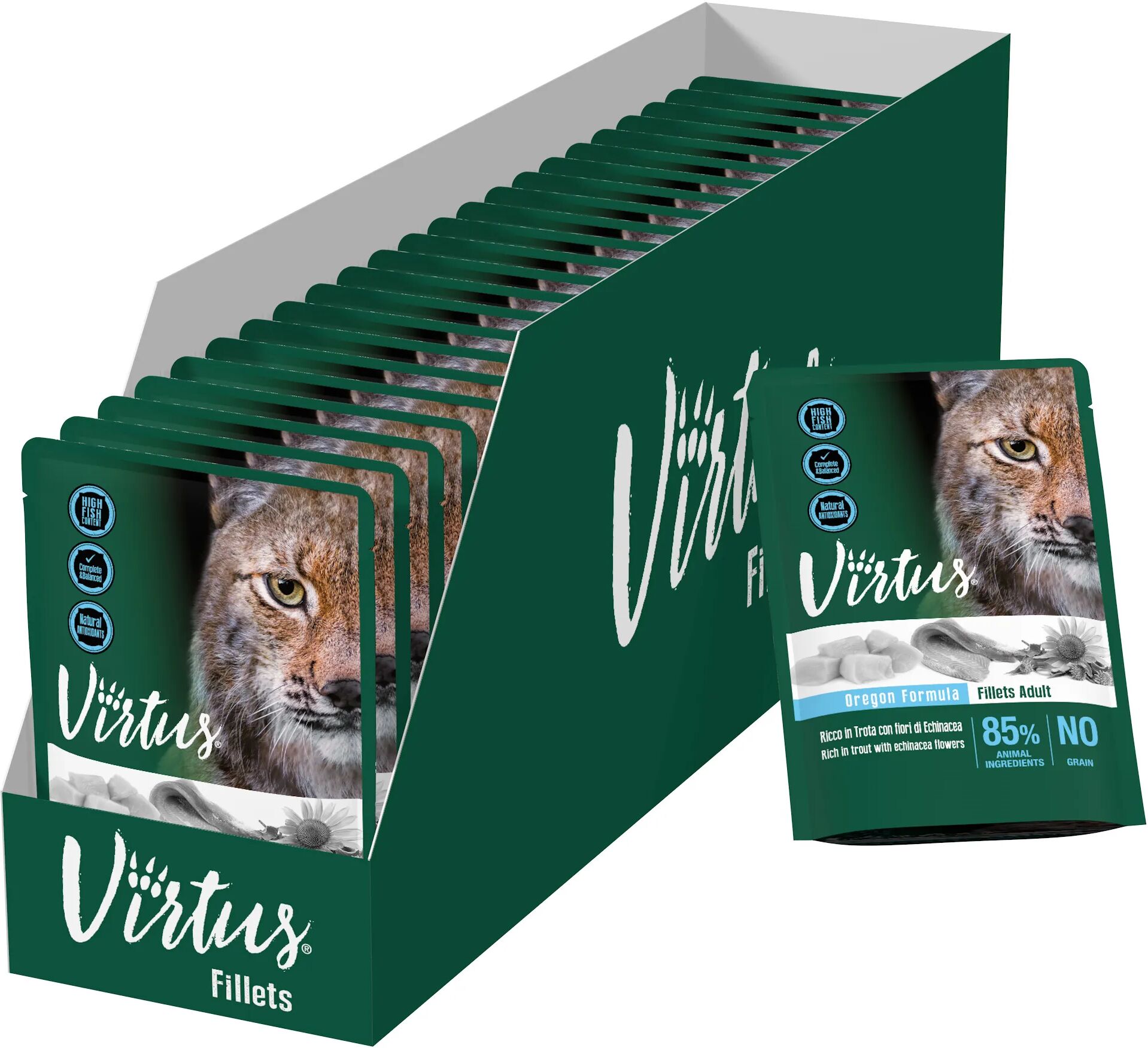 VIRTUS Cat Busta Multipack 24x85G TROTA