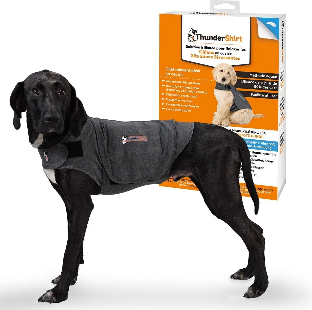 THUNDERSHIRT Dog Gilet Grigio L