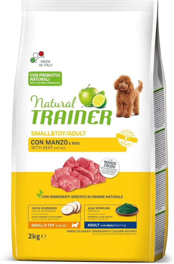 NATURAL TRAINER Adult Small & Toy con Manzo 2KG