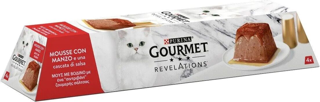 GOURMET Relevations 6 Confezioni da 4x57G MANZO