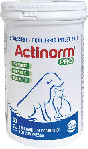 Ceva Actinorm Pro Benessere Intestinale Cani E Gatti 60 Compresse