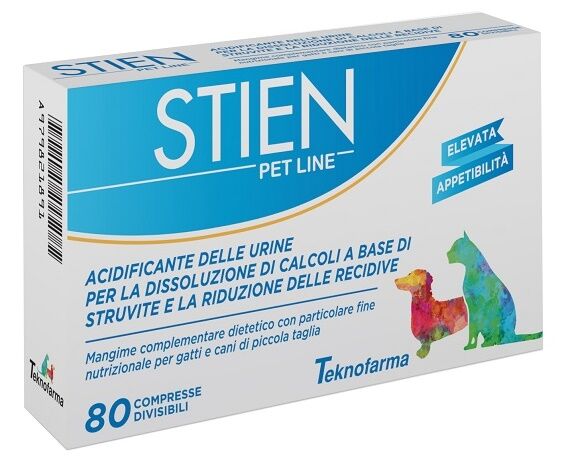 Teknofarma Stien Pet Line 80 Compresse Gatti Cani Piccola Taglia