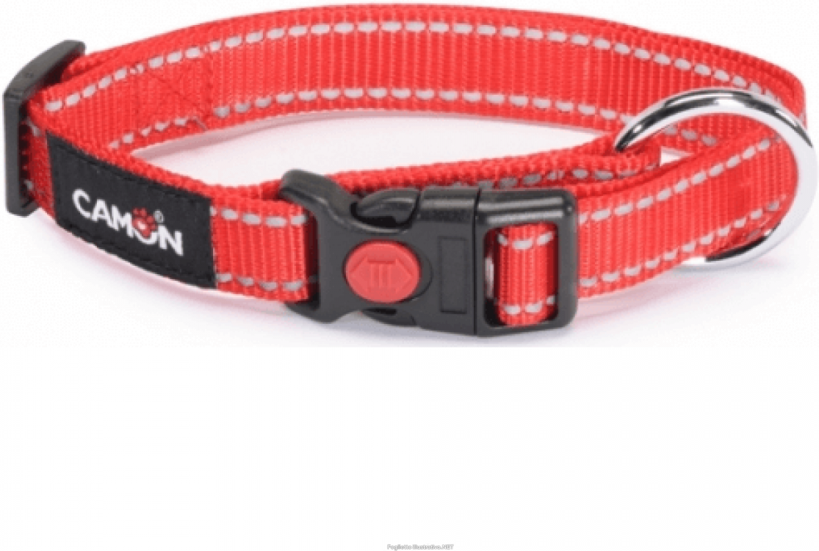 Camon Collare Lowtension Reflex Rosso 20 Mm X 33/53 Cm