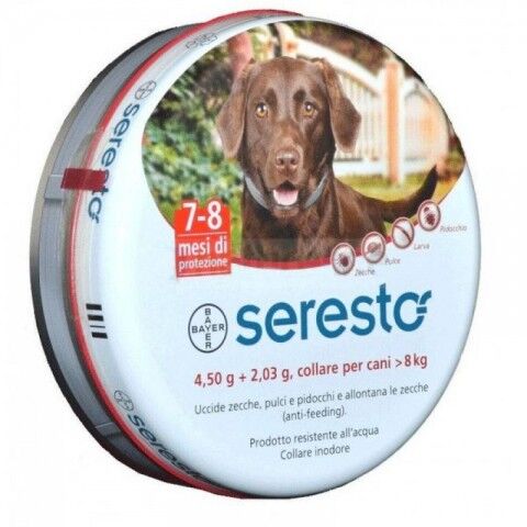 Bayer Seresto Collare Antiparassitario per cani sopra 8 kg 70cm