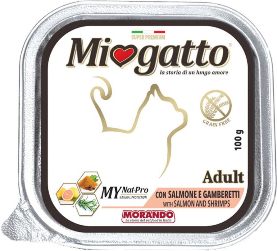 Morando Miogatto Adult Salm/gamb 100g