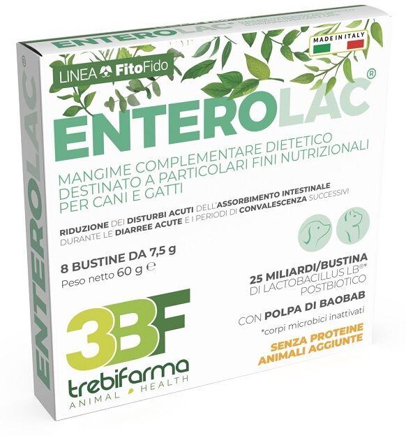 TREBIFARMA Srl ENTEROLAC Mangime 8 Buste 7,5g