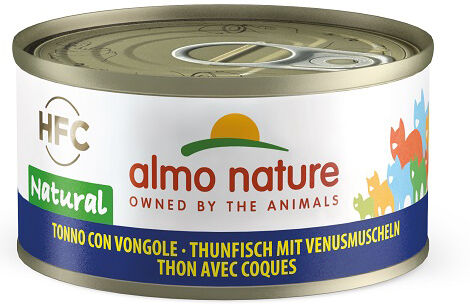 ALMO NATURE SpA ALMO CAT NATURE 70 GRAMMI TONNO CON VONGOLE