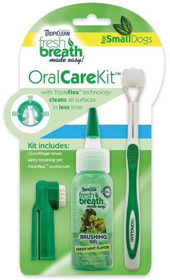 Tropiclean Fresh Breath Oral Care Kit Per Cani