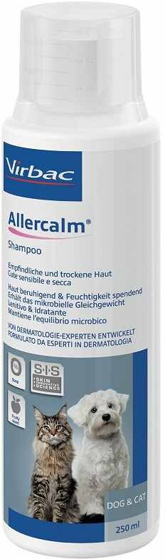 Virbac srl Virbac Allercalm Shampoo Cani E Gatti Cute Sensibile 250ml