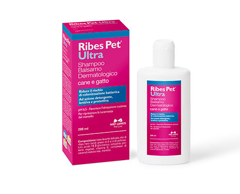 Ribes Pet Ultra Shampoo Balsamo Dermatologico Cani E Gatti 200ml