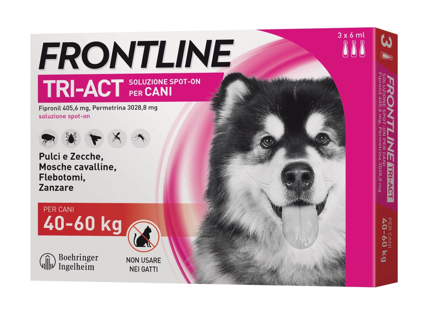 Frontline Tri-act Soluzione Antiparassiti Spot-on Cani 3 Pipette
